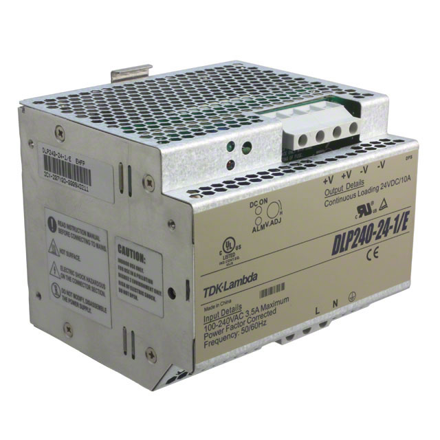 【DLP240-24-1/E】AC/DC DIN RAIL SUPPLY 24V 240W